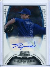 Taylor Guerrieri 2011 Topps Bowman Reflection Sterling Prospects Autograph Auto