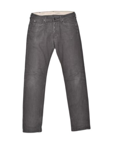 Pantalones de mezclilla para hombre LEE W32 L33 gris algodón NI03 - Imagen 1 de 3