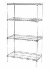 Chrome Wire Shelving All Sizes! TO YOUR SPEC. Display Racking Garage Shed