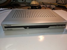 SAT RECEIVER "Tevion FTA 203" mit Fernbedienung  silber s.Fotos!