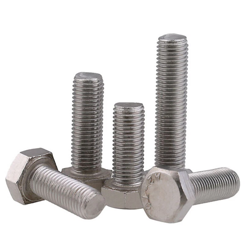 M18 - 1.5 Rosca Fina 304 Acero Inoxidable Hexagonal Tapa Perno/Tornillo DIN 933 Grifo A2 Foto 3 de 4