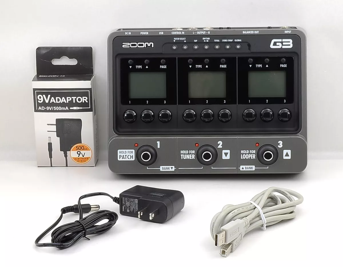 Very good condition】ZOOM Effects Guitar Amp Simulator G3（ Ver