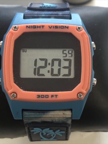 Freestyle x Luke Davis Signature Series Shark Night Vision Watch NEW BATTERY
