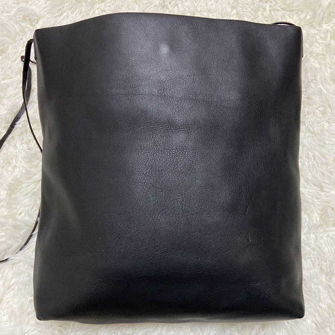 極美品✨リックオウエンス　ショルダーバッグ　オールレザー　ブラック　ユニセックス Rick Owens All Leather Shoulder Bag - Black Unisex, Stylish