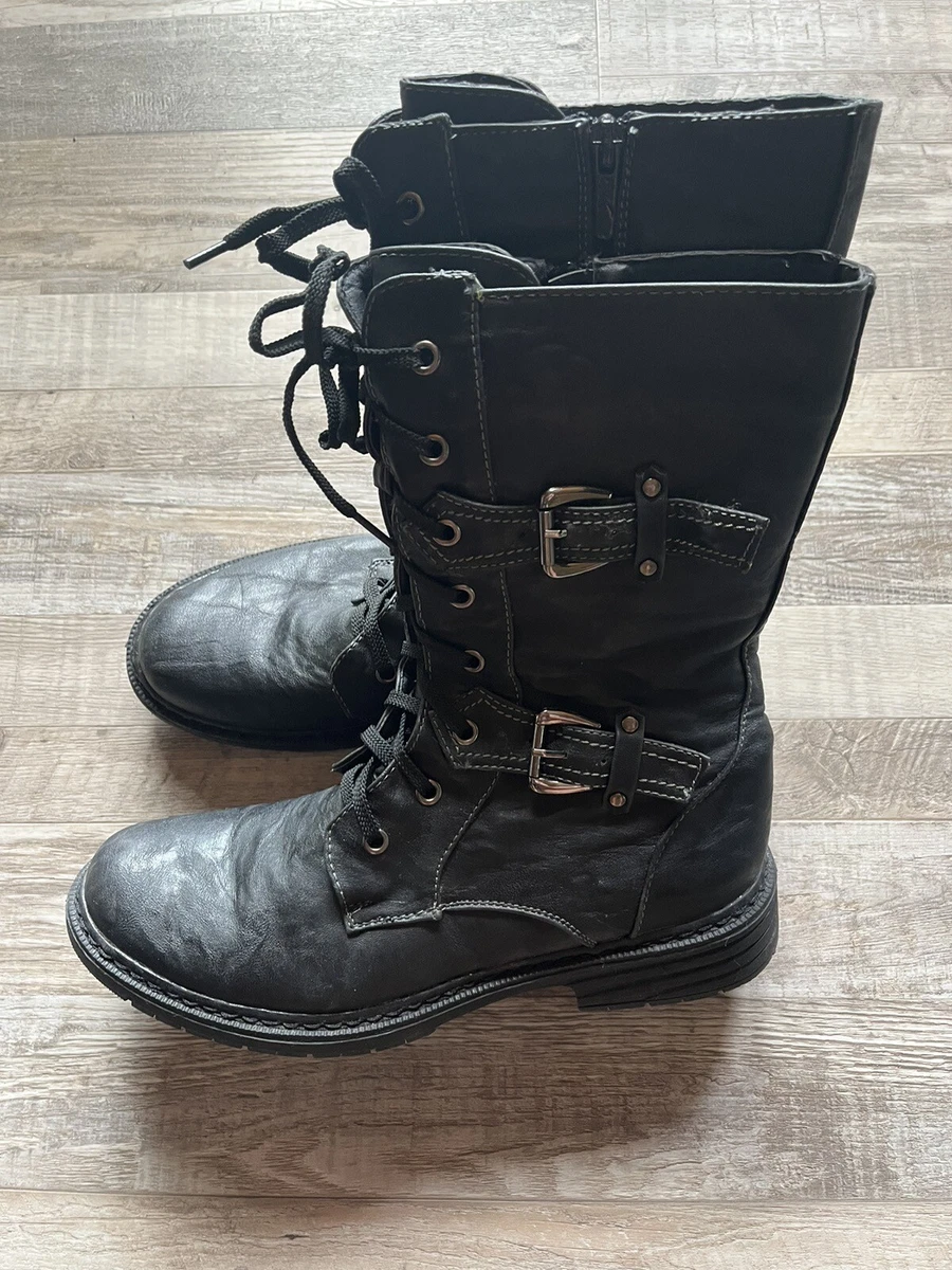 Wanted lace up boots clearance