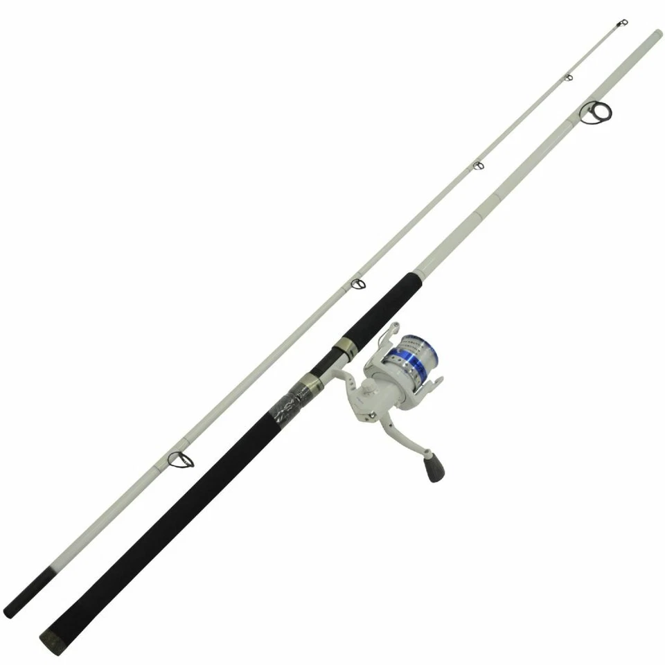 Combo giratorio Eagle Claw Surf Beast 2 piezas 10' M vidrio MSSB1002MS Foto 2 de 4