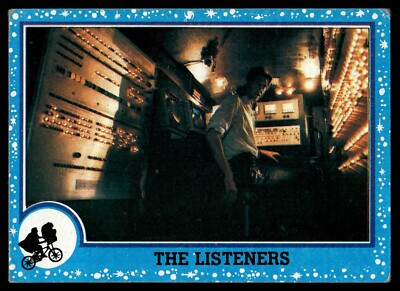 1982 Topps E.T. Movie Card Drew Barrymore Spielberg #39 The Listeners ET