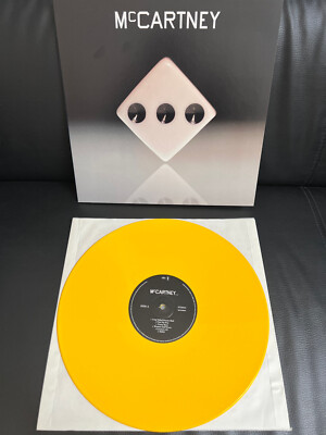 BEATLES-PAUL McCARTNEY/III -LP-Vinyl: M/Cover:EX/ 1st.Press 2020- YELLOW VINYL
