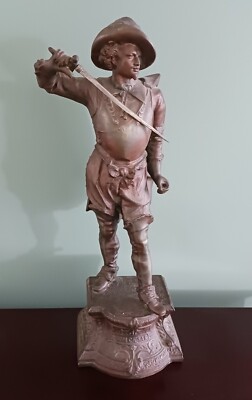 Vintage Metal Statue of Don Caesar 19.25'' Tall