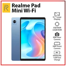 (Wi-Fi) Realme Pad Mini Wi-Fi BLUE 3GB+32GB Global Ver. Android PC Tablet (New)