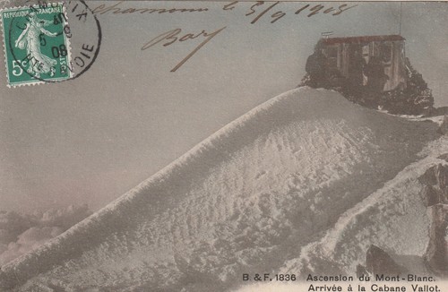 CPA 74 CHAMONIX MONT BLANC / LA RUE VALLOT EN HIVER
