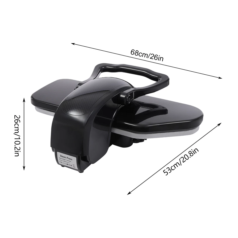 Máquina inteligente de prensa de tela de vapor con pantalla táctil prensa de vapor con 5 modos 8810D Foto 3 de 4