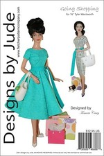 Going Shopping Doll Clothes Sewing Pattern for 16" Tyler Wentworth Tonner
