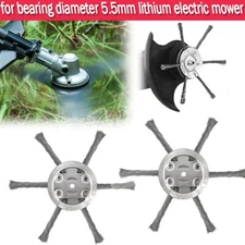 2X Lawn Mower Steel Wire Grass Trimmer Head Brush Cutter Weed Eater Trimmer Head