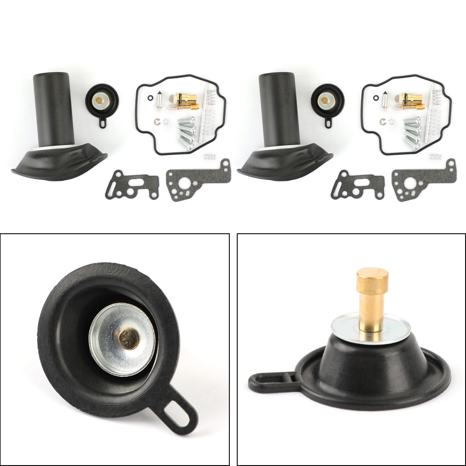 2set Carburetor Repair Kit Plunger Diaphragm fit Yamaha VIRAGO 535 XV535 1990-01