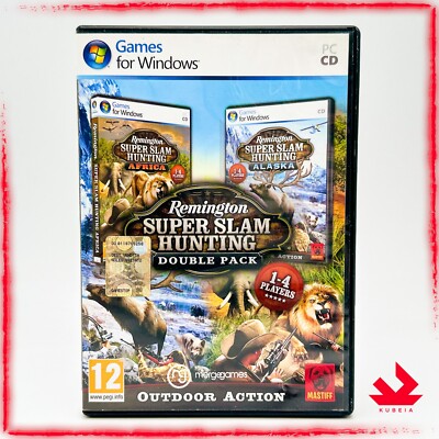 REMINGTON SUPER SLAM HUNTING DOUBLE PACK   GIFT PC CABELA'S BIG GAME HUNTER