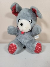 Vintage Knickerbocker Animals of Distinction Gray Teddy Bear Stuffed Plush