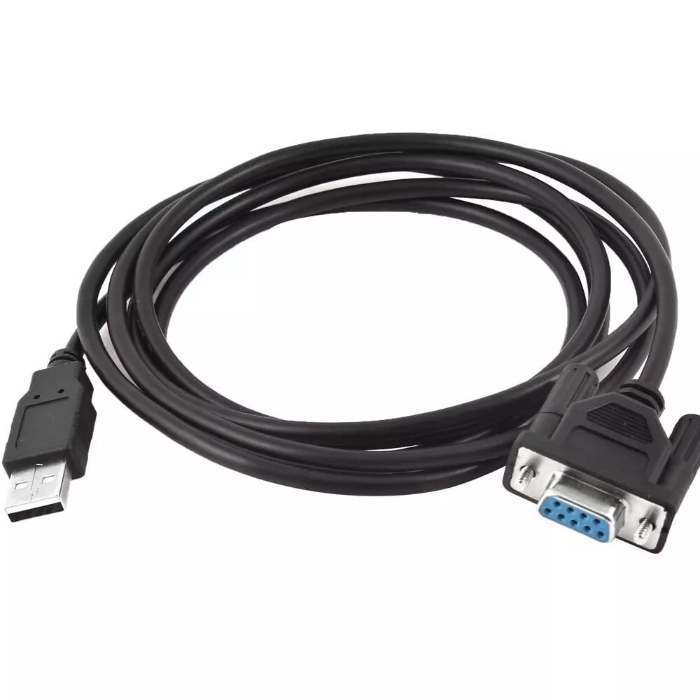 6FT RS232 DB9 9Pin Female to USB 2.0 A Male Serial Cable Adapter