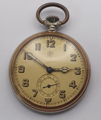 Junghans Taschenuhr Vorkriegsuhr Gehäuse 49 mm Leuchtzifferblatt