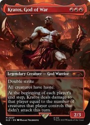 Kratos, God of War (Borderless) - Secret Lair: PlayStation