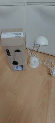 Vintage Ikea Espressivo weiß Schreibtischlampe