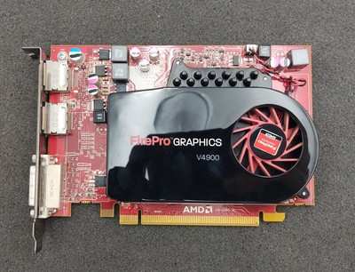 Dell AMD FirePro V4900 1GB GDDR5 DVI 2x DP PCIe Graphics Video Card - FAST SHIPP