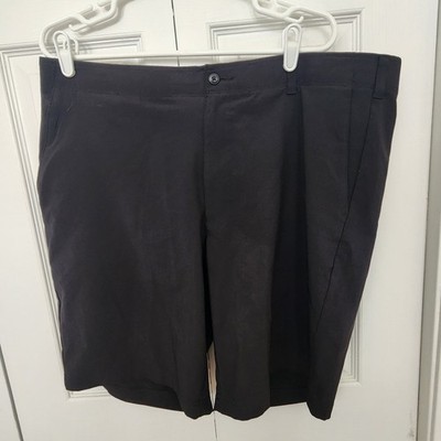 Ben Hogan Performance Men's Flat Front Active Flex Stretch G-Shorts Size 40 Blk