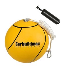 8" Regulation Sized Tetherball, Rubber Tether Balls and Rope Set for Outdoor ...