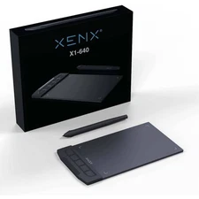 XENX X1-640 Graphic Drawing Tablet 6x3.74inches 8192 Levels Digital Tablet USB
