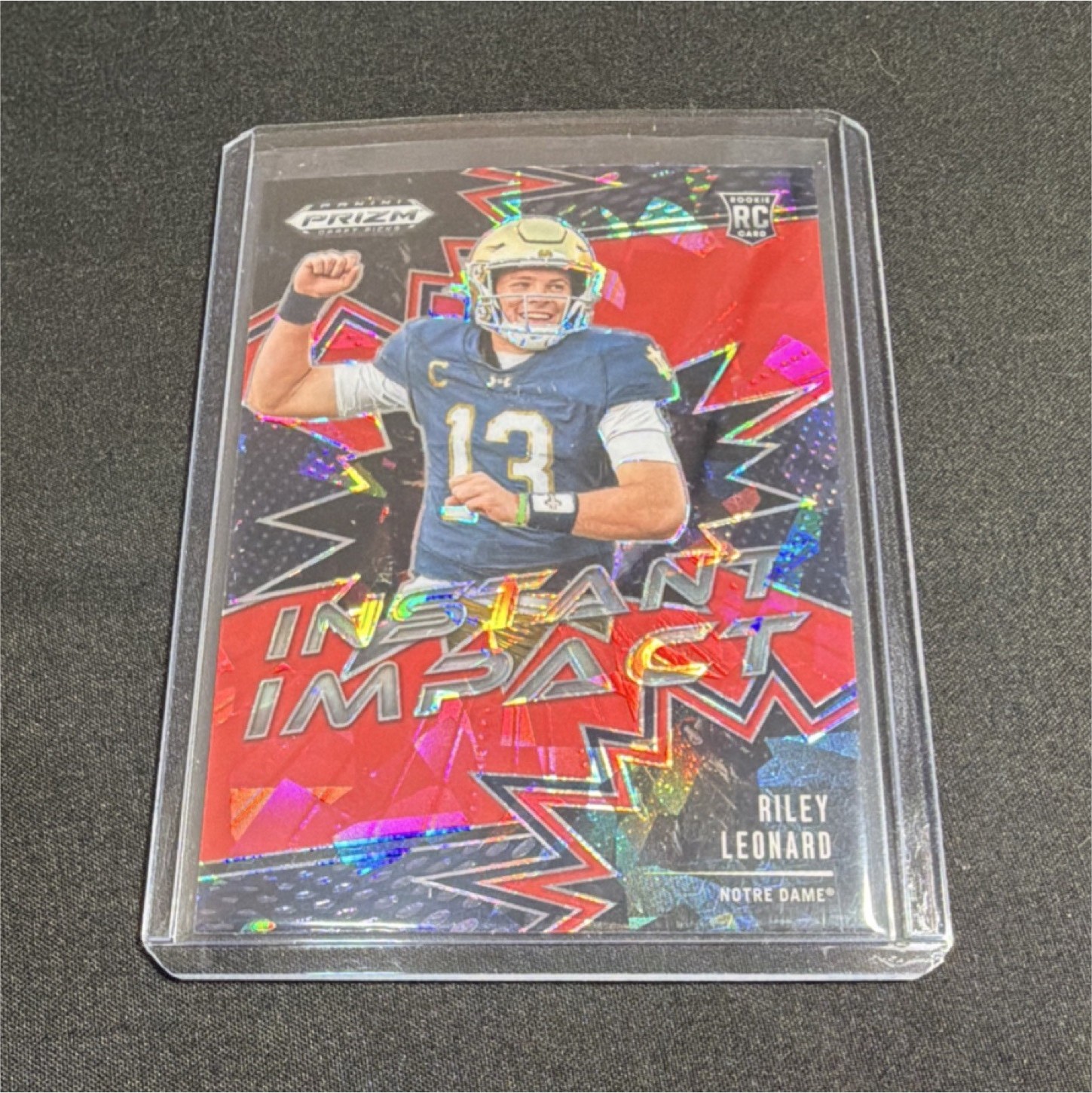 Riley Leonard Panini Prizm Draft Picks Instant Impact #IIRLD Base