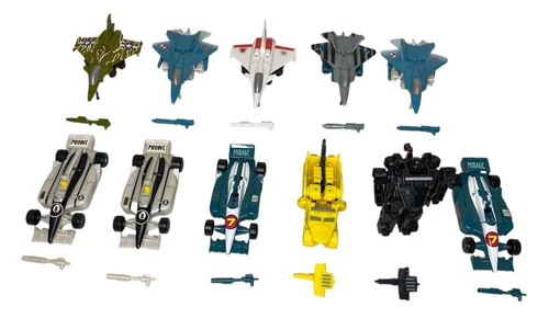 VTG 1996-97 Transformers Machine Wars Lot of 11 Figures Complete Set W/ 3 Extras