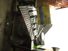 Student Xylophone Bell Kit With Stand Practice Pad Sticks Mallets Case Book