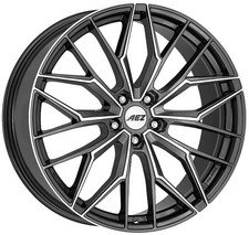 AEZ Porto dark Alufelgen Satz Gunmetal polished 8x18 ET30 LK5 112 18 Zoll Felge