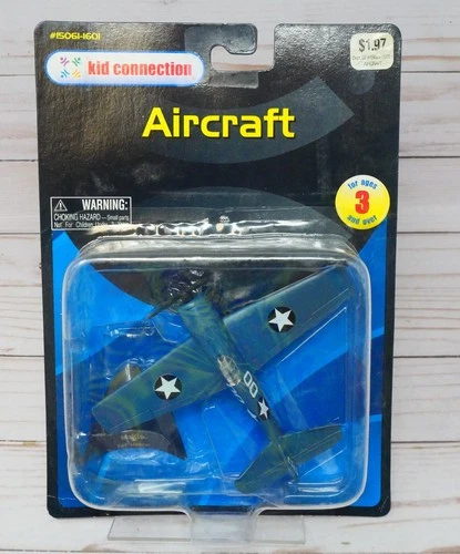 Maisto Kid Connection, Grumman F6F Hellcat Fighter Plane, Diecast Airplane