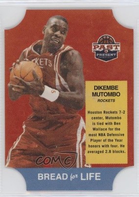 2011-12 Panini Past & Present Bread for Life Dikembe Mutombo #27 HOF 9hx