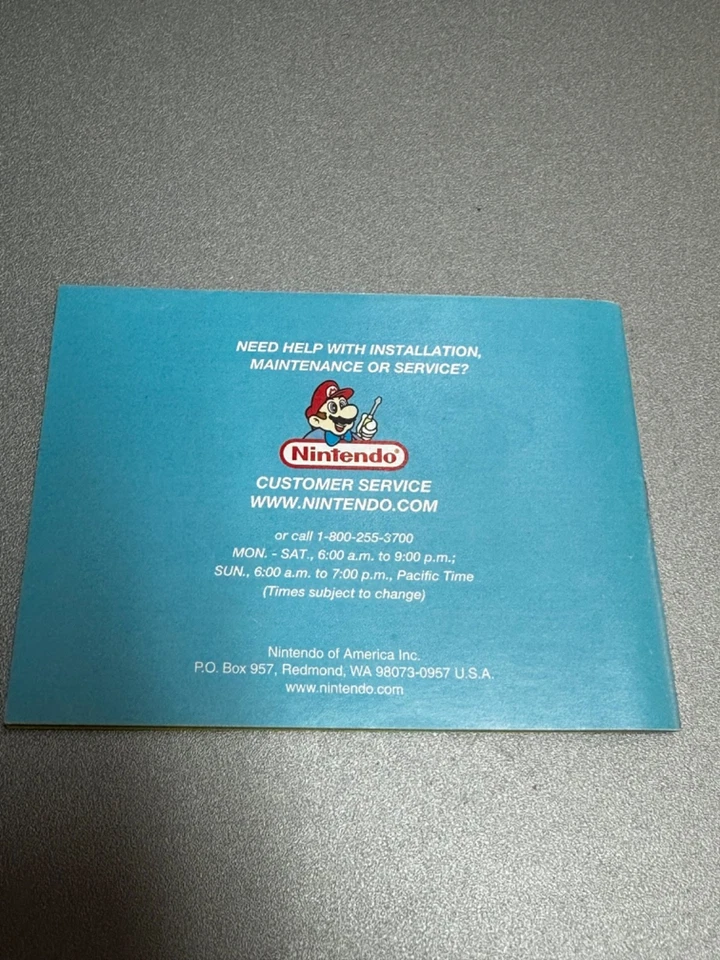 HamTaro Ham-Ham Heartbreak Nintendo Game Boy Advance Instruction Manual Booklet - Image 2 of 3