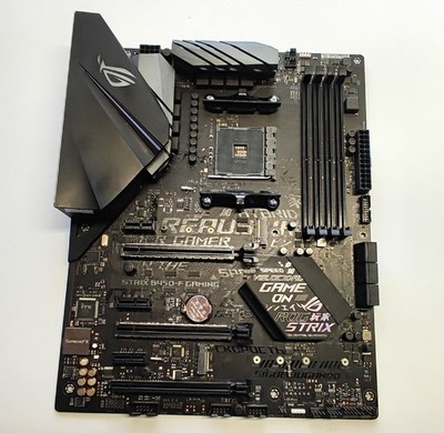 Asus ROG Strix B450-F Gaming ATX Mainboard AM4 DDR4 USB 3.1 NVME M.2, Aura Sync