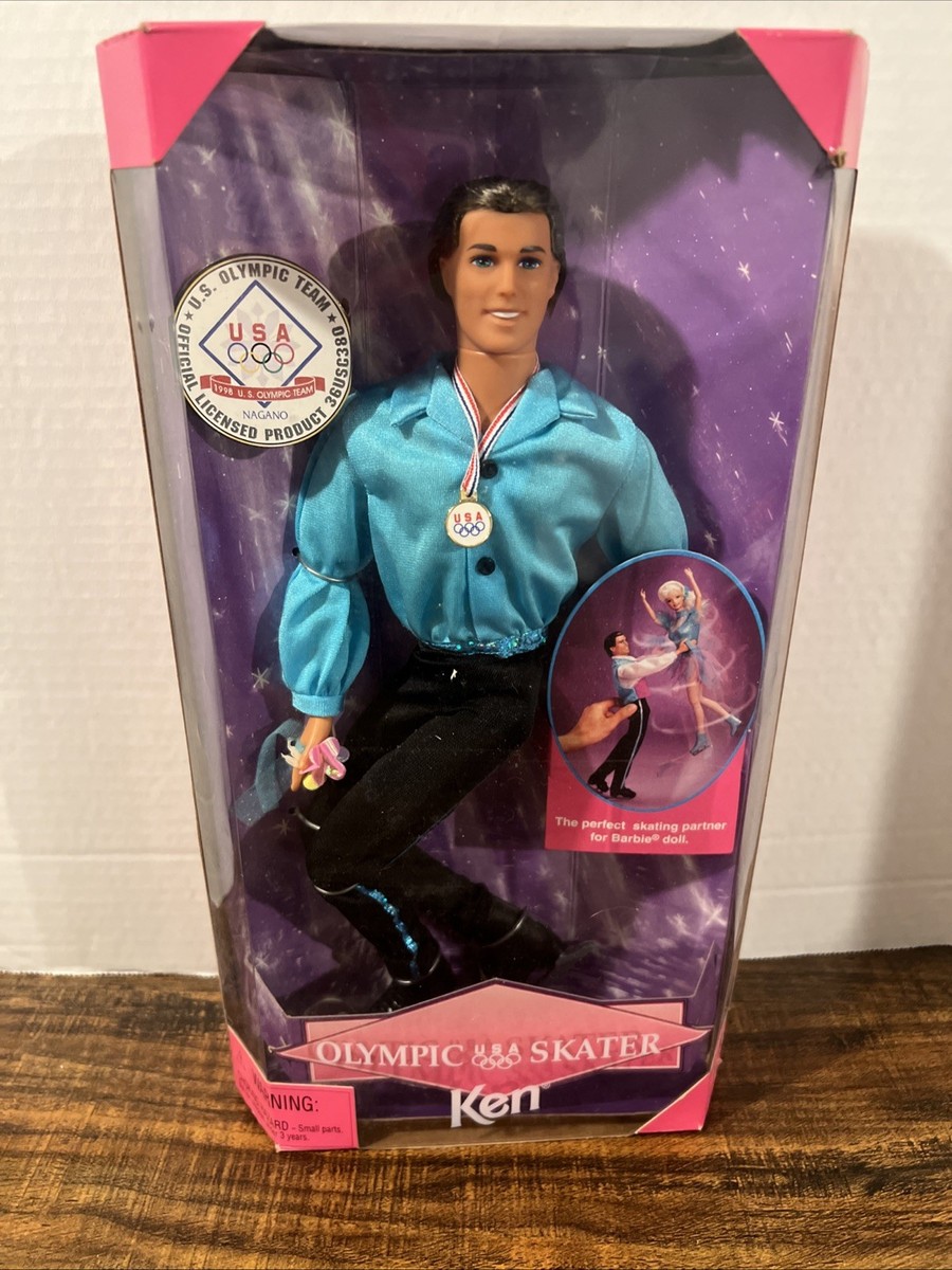 ★Ken★① Barbie Ken Doll . Olympic Ice Skater Ken 1997 . New In Box