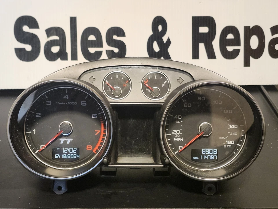 ¡¡PROBADO!!       Audi TT 2009 cuadro de instrumentos medidores velocímetro con 114 k 2008 Foto 4 de 4