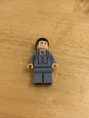 Lego Minifigur Bruce Wayne sandblau Anzug sh026 Super Heroes Batman