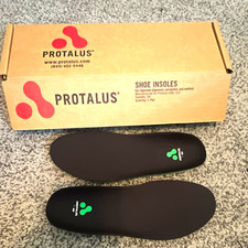 Protalus Shoe Insoles, Black, 1 Pair Replacement Insoles for Shoes