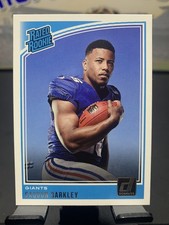 2018 Panini Donruss Saquon Barkley Rated Rookie Card #306. rookie card picture