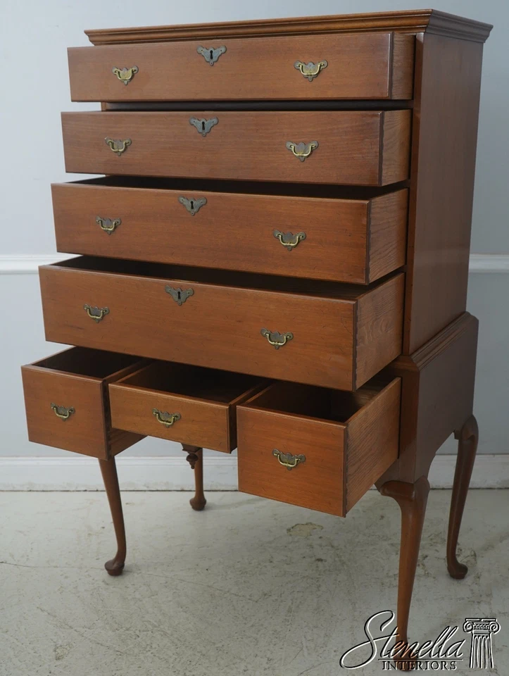 L70876: KITTINGER Colonial Williamsburg WA-1062 Mahogany Highboy - Image 3 of 4
