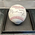 Signed Baseball Ball in Display Case - Not Authenticated Autograph, Original