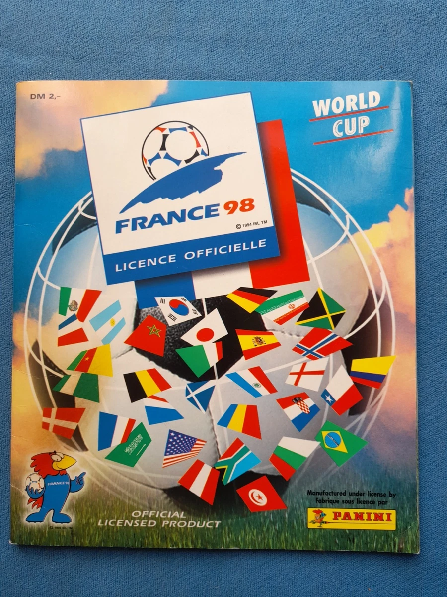 Nombreuses vignettes Panini Coupe du Monde France 98 - Collection