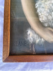 MARGARET KEANE vintage print “No Dogs Allowed” with Koa Wood Frame — photo 3