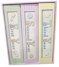 Vintage 2002 Babies First Years Photo Library Album Set of 3 6.5" x 5 " each
