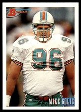 1993 Bowman Mike Golic Miami Dolphins #213