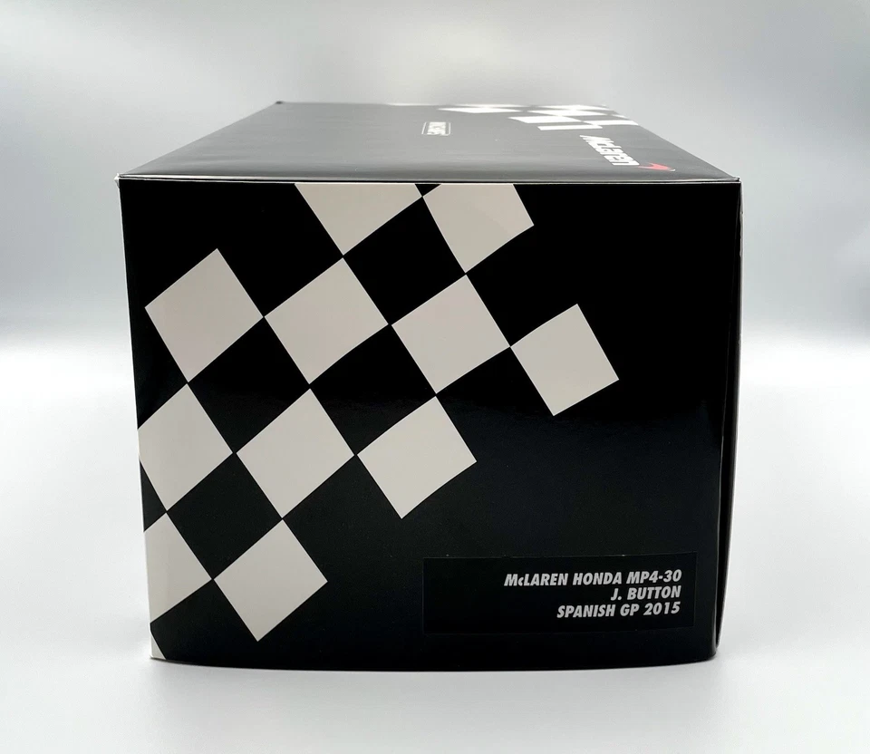 *NEW* Minichamps 1/18 McLaren Honda MP4/30 Jenson Button Spanish Grand Prix 2015 - Image 2 of 4