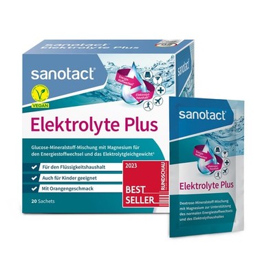 sanotact Elektrolyte Plus (20 Beutel)   Elektrolyt Pulver für